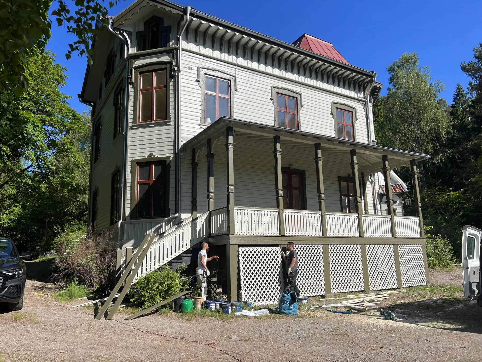 Prima Entreprenad AB Bostäder i Borås Borttagning av befintlig färg
